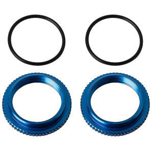 13MM SHOCK COLLARS BLUE ALUMINIUM - ASSOCIATED - 91928