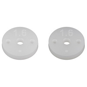 FT 13MM SHOCK PISTONS 2.5MM, 2 x 1.6 - ASSOCIATED - AS91932