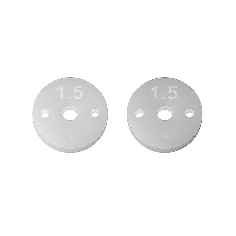 FT 13MM SHOCK PISTONS 2.5MM, 2 x 1.5 - ASSOCIATED - AS91931