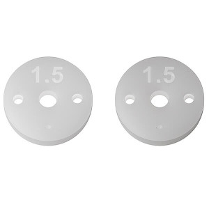 FT 13MM SHOCK PISTONS 2.5MM, 2 x 1.5 - ASSOCIATED - AS91931