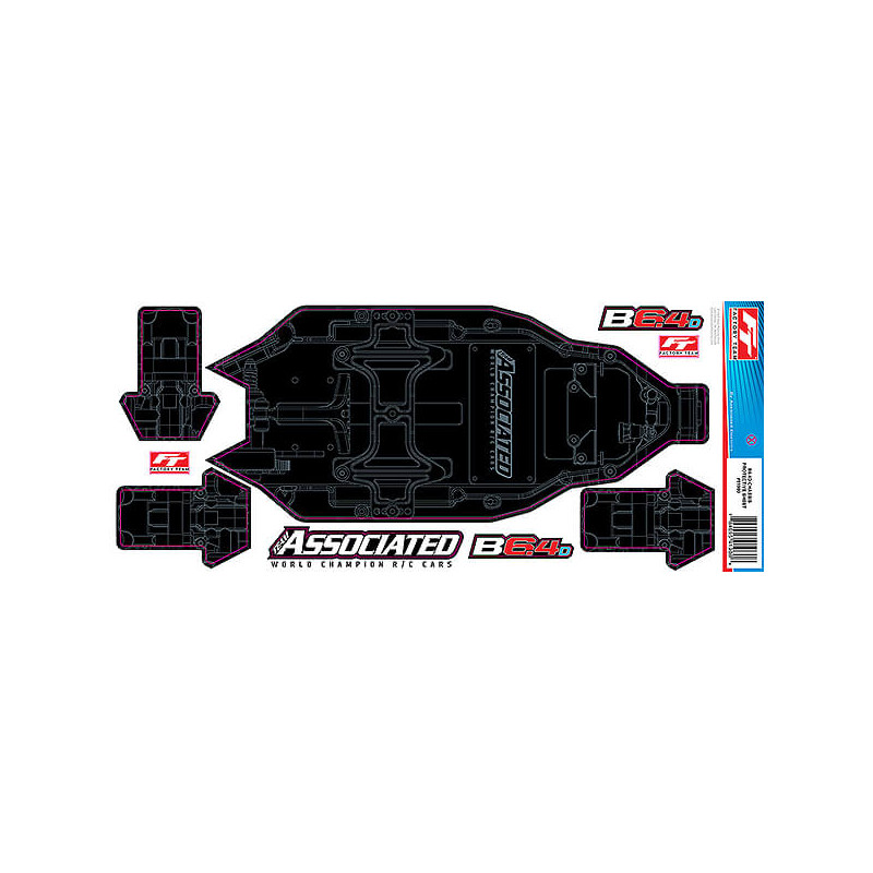 RC10B6.4D Protection de chassis - ASSOCIATED - AS91980