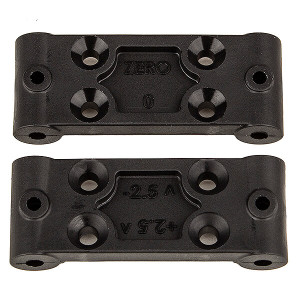 RC10B6.4 FRONT BULKHEAD SET 0 DEG / 2.5 DEG - ASSOCIATED - 91979