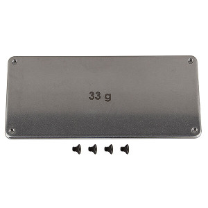 RC10B6.4 FT 33g ESC WEIGHT STEEL - ASSOCIATED - AS91977