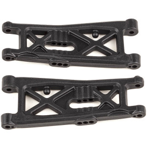 RC10B7 FT FRONT SUSPENSION ARMS, CARBON - ASSOCIATED - 92411