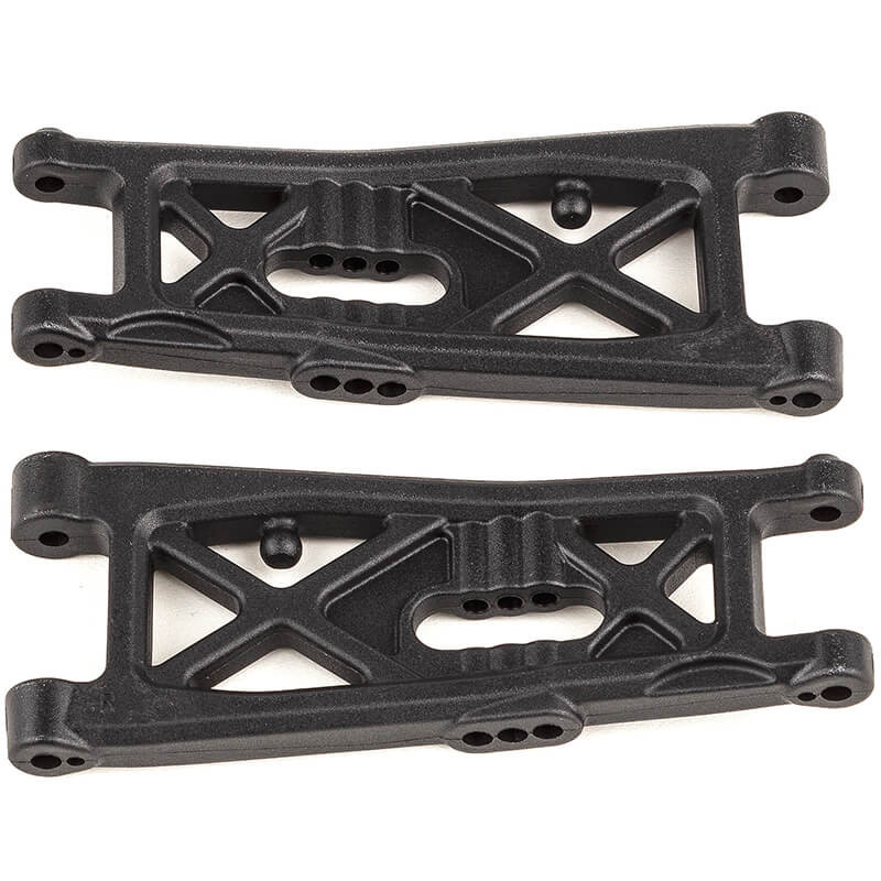 RC10B7 FT FRONT SUSPENSION ARMS, CARBON - ASSOCIATED - 92411