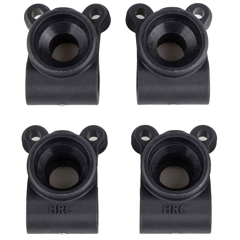 RC10B7 FT REAR HUBS, CARBON - ASSOCIATED - 92413