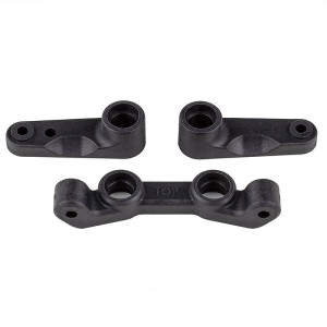 RC10B7 FT STEERING BELLCRANK/RACK CARBON - ASSOCIATED - 92489