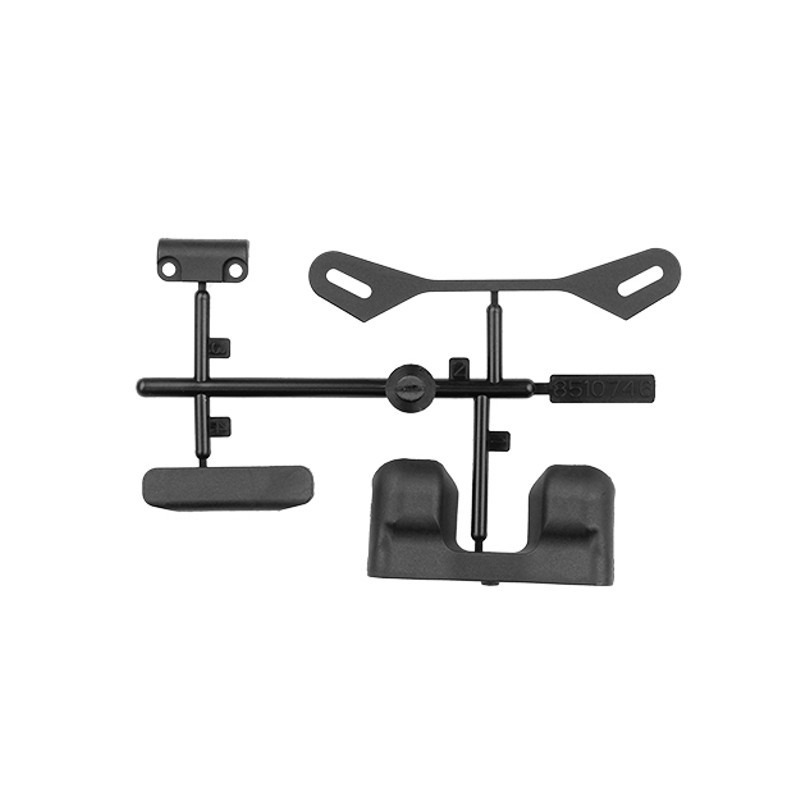 RC10B84 SHOCK TOWER COVERS AND BUMPER SET - ASSOCIATED - 92525