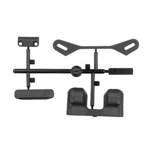 RC10B84 SHOCK TOWER COVERS AND BUMPER SET - ASSOCIATED - 92525