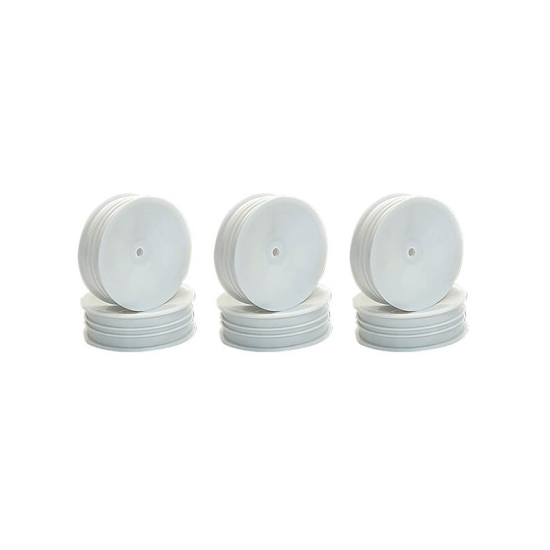 BUGGY FRONT 1/10 2WD SLIM WHEEL WHITE - 3 PAIRS - CENTRO - C0260W