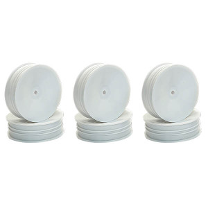 BUGGY FRONT 1/10 2WD SLIM WHEEL WHITE - 3 PAIRS - CENTRO - C0260W