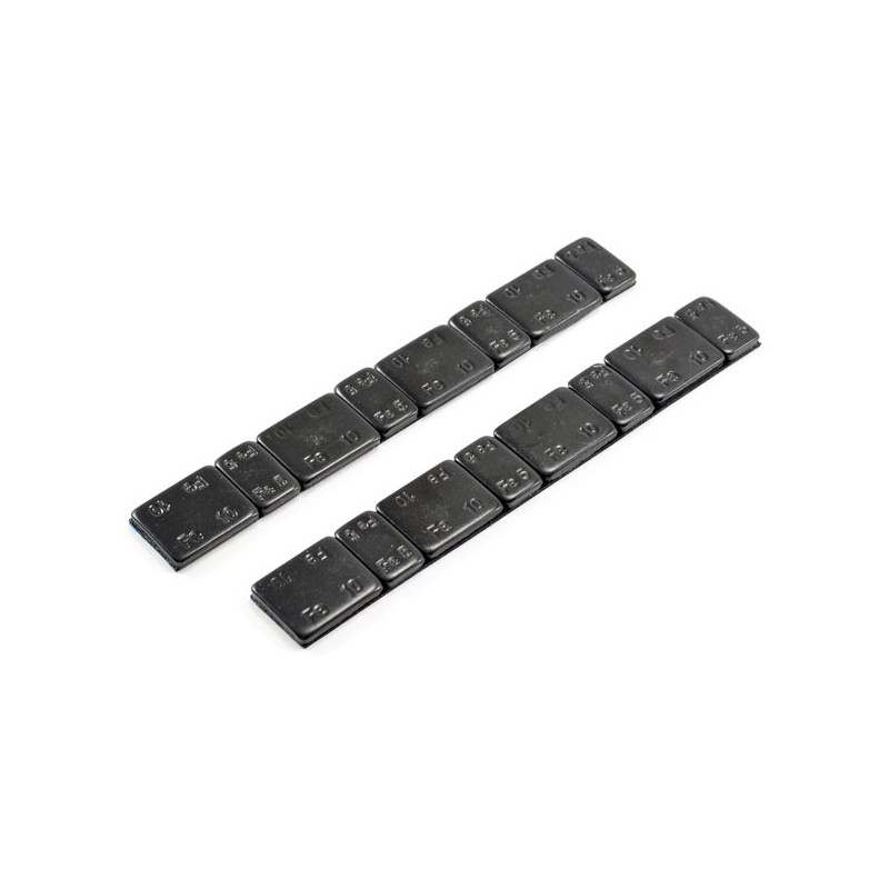 BLACK CHASSIS WEIGHTS w/ADHESIVE 5G/10G X 2 STRIPS - CENTRO - C0504