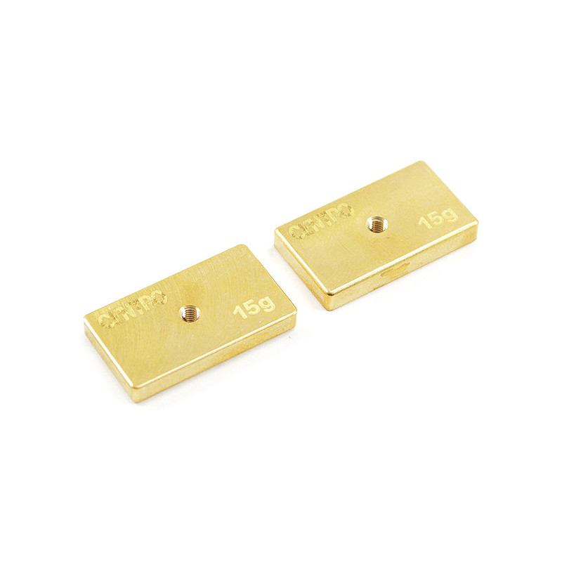 PRECISION BRASS 15G BALANCING WEIGHTS (PR) - CENTRO - C0512