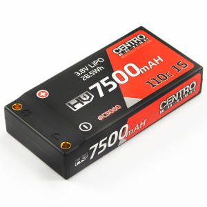 HV 1S 7500MAH 3.8V 110C HARDCASE LIPO BATTERY - CENTRO - C5060