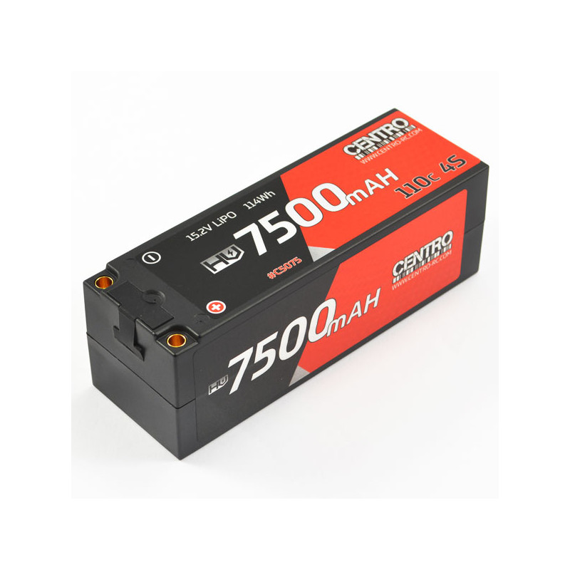 HV 4S 7500MAH 15.2 110C HARDCASE LIPO BATTERY 5.0MM - CENTRO - C5075