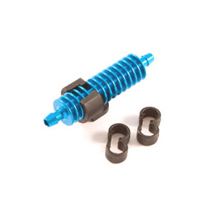 FASTRAX 1/8TH EXHAUST GAS COOLER BLUE w/MOUNTS - FASTRAX - FAST897B