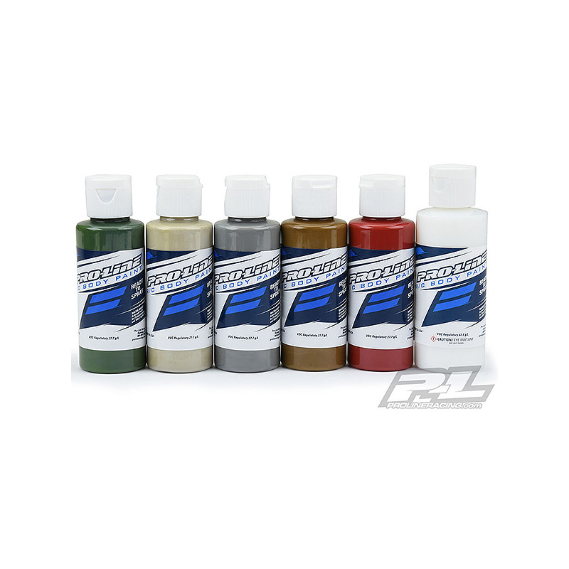 PROLINE RC BODY PAINT PACK MILITARY - PROLINE - PL6323-04