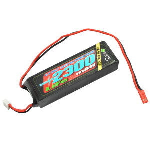 2300mah 2S 6.6V RX LiFe STRAIGHT BATTERY - VOLTZ - VZ0260