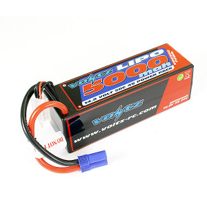 5000mah HARDCASE 14.8V 50C LIPO STICK EC5 - VOLTZ - VZ0350EC5