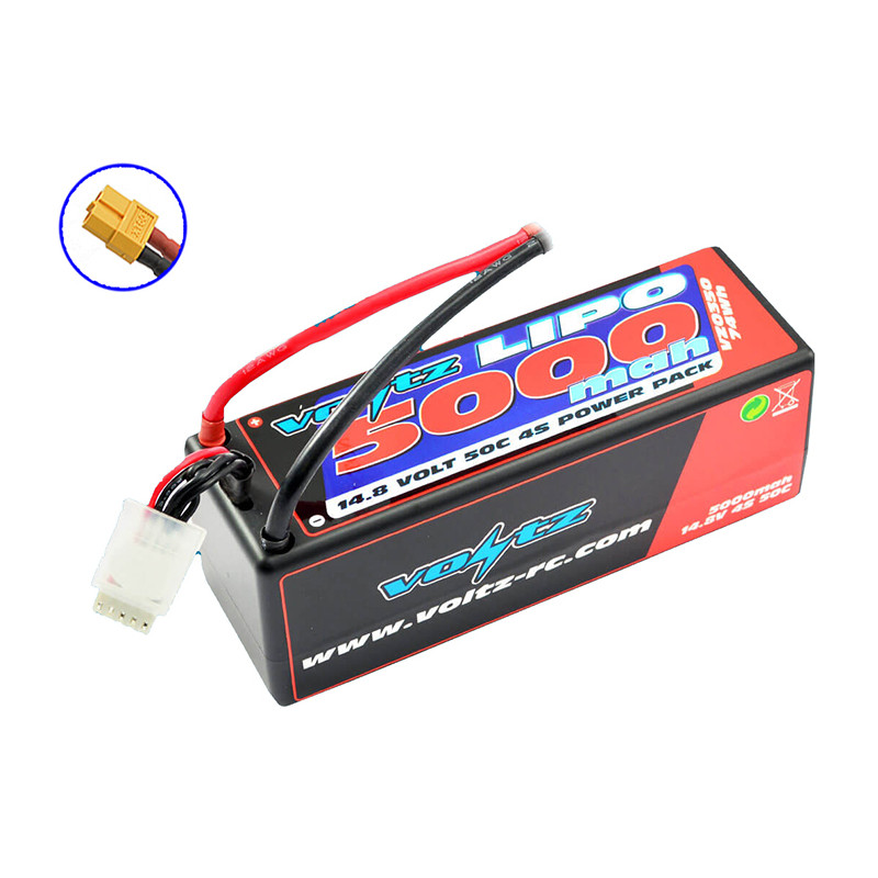 Voltz Accu 4S 5000mah 14.8V 50C XT60  - VOLTZ - VZ0350XT60