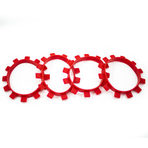 Truggy TIRE MOUNTING BANDS (4pcs.) - UR8402-8T - ULTIMATE