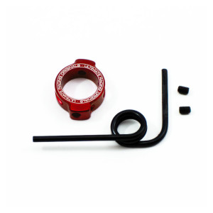 Muffler support alu. ring - Red - ULTIMATE - UR1761-R