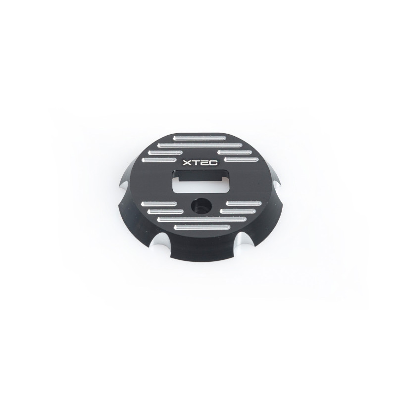 X22 Aluminium endplate - black - LRP - 520500