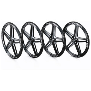 SET-UP WHEEL FOR 1/10 (BLACK) - SKYRC - SK600069-06