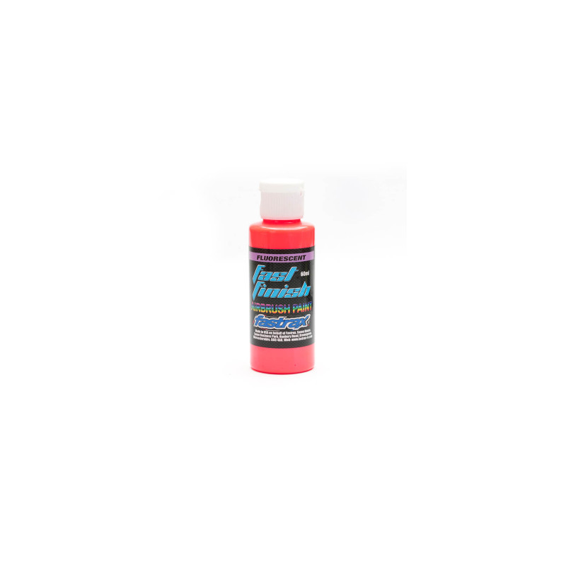 Peinture aérographe Rouge Fluo - 60ml - FASTRAX - FAST2600-36