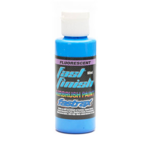 AIRBRUSH PAINT FLO BLUE - 60ML - FASTRAX - FAST2600-40