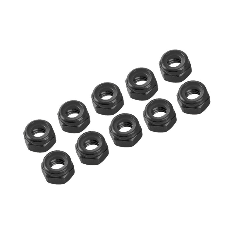 Ecrous 3mm Noir (x10) - ULTIMATE - UR1502-N