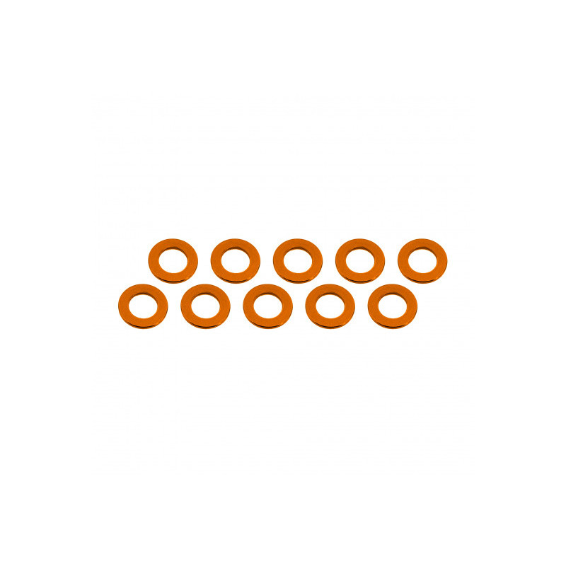 ALUMINUM SHIM  (3x6x0.5mm)   ORANGE (10pcs) - UR1504-G - ULTIMATE