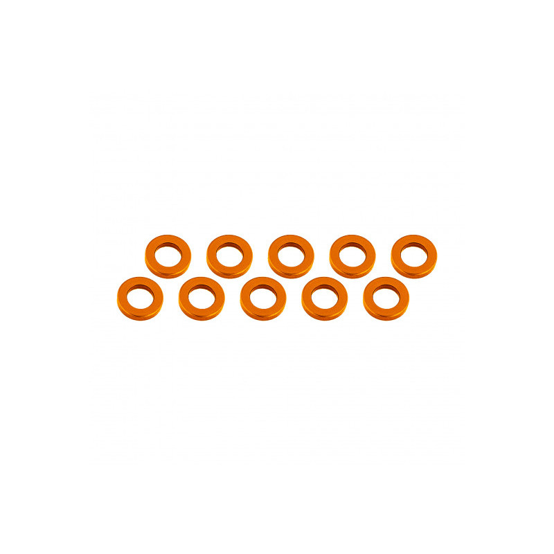 ALUMINUM SHIM  (3x6x1mm)   ORANGE (10pcs) - UR1505-G - ULTIMATE