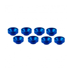 M3 ALUMINUM SERVO WASHER BLUE (8 pcs) - UR1507-A - ULTIMATE