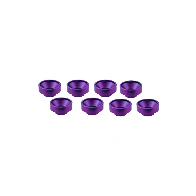 M3 ALUMINUM SERVO WASHER PURPLE (8 pcs) - UR1507-P - ULTIMATE