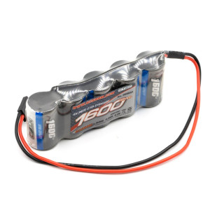 Accu de réception Ni-Mh Plat 1600mah - JR - NOSRAM - 999603
