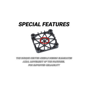 Aluminium safety mesh for 30mm fan - black - NOSRAM - 901980