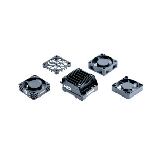 Aluminium safety mesh for 30mm fan - black - NOSRAM - 901980