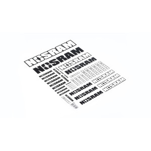 Logo Decal Sheet 2 XL Size A4 - NOSRAM - 92421