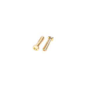 4mm Gold Connectors - 18mm length (4 pcs.) - NOSRAM - 999203