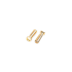 5mm Gold Connectors - 18mm length (4 pcs.) - NOSRAM - 999207