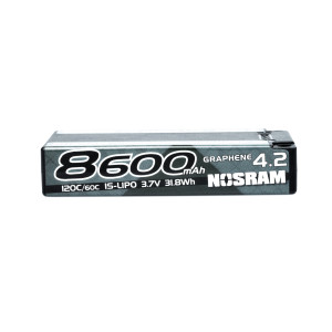 Lipo HLCG 8600mah 1S HV 1/12 Graphene 120C/60C - NOSRAM - 999840