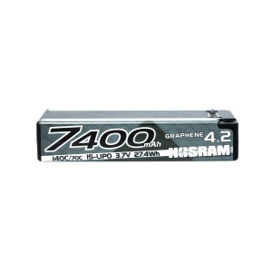 Lipo HLCG 7400mah 1S HV 1/12 Graphene 140C/70C - NOSRAM - 999844