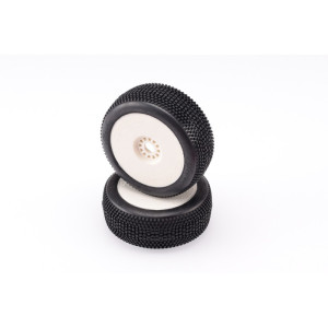 Pair of tyres ALASKA Supersoft Mounted - HOT RACE