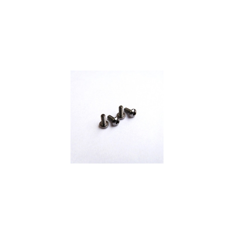  Titanium Hex Socket Button Head Screw M2x6 - 48014 - HIRO SEIKO