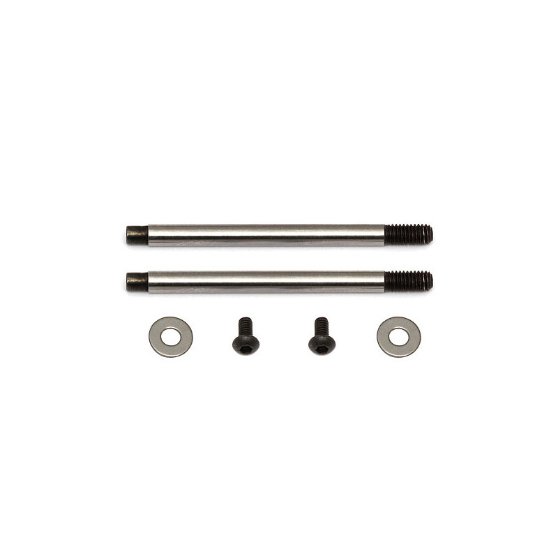 3x21 SHOCK SHAFT V2 CHROME - TEAM ASSOCIATED - AS91616