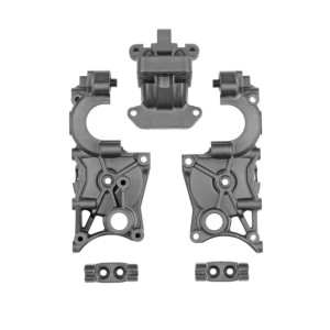 B7 3-GEAR GEARBOX CASE CARBON - ASSOCIATED - 71221