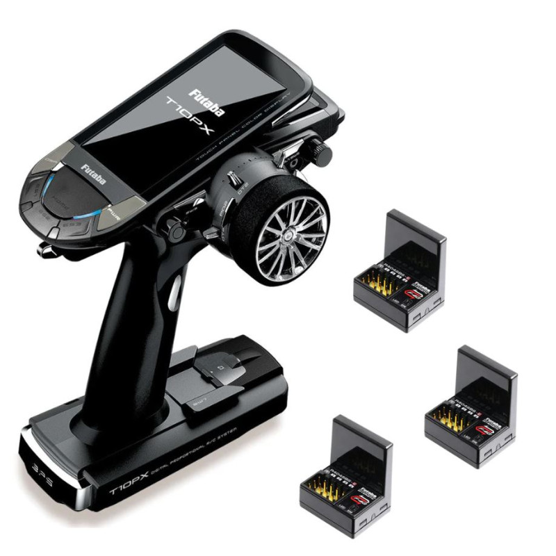 Futaba 10PX Radio + 3 x R404SBS-E receiver - FUTABA - 01000048-C2