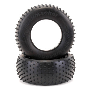 SHORT COURSE MINI SPIKE TYRE YELLOW - SCHUMACHER - U6766
